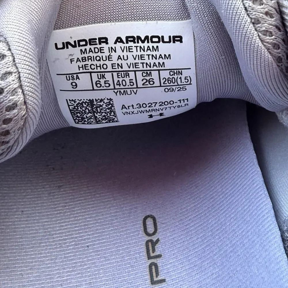 Under Armour Women's Infinite Pro Running Shoes Gray Size 9 3027200-111